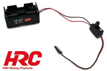 HRC9271AJ Batteriebox 4xAA + Schalter + JR Stecker
